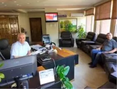 Başkan Soydan'dan Başkan Yaman'a ziyaret Başkan Soydan'dan Başkan Yaman'a ziyaret
