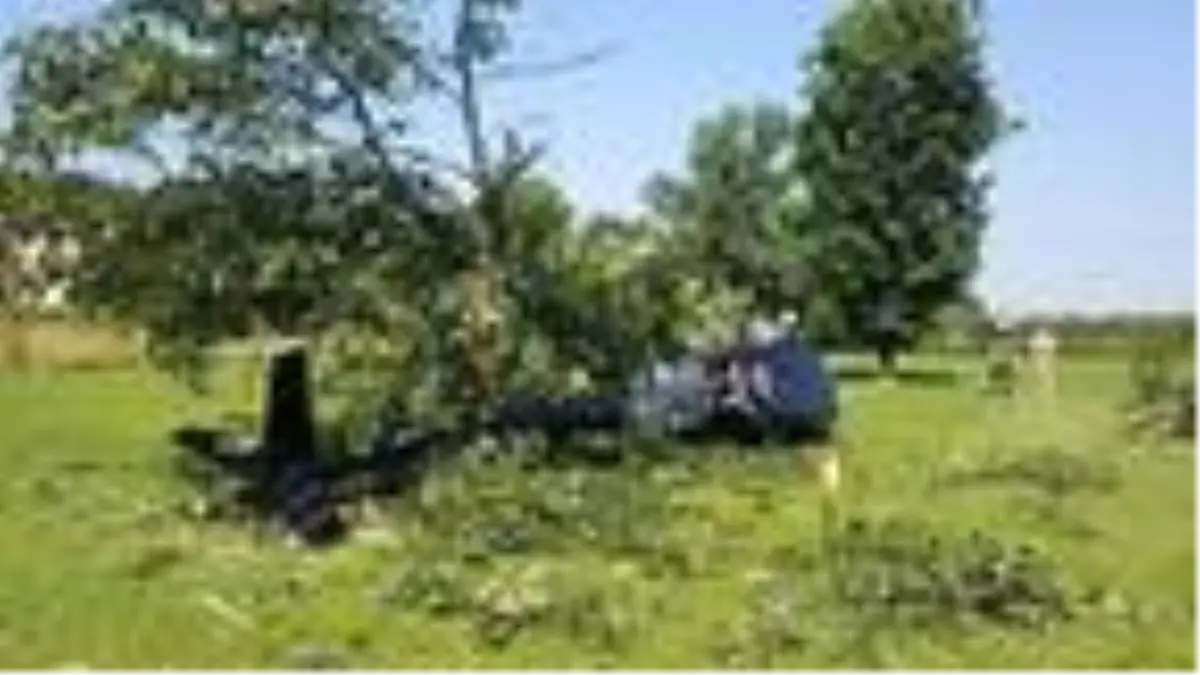 Son dakika haberleri: Çekya'da sivil helikopter düştü: 1 yaralı