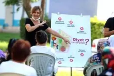 Kadınlar 55 mahallede diyetisyen ve spor eğitmenleri eşliğinde spor ve sağlıklı beslenme hareketi... Kadınlar 55 mahallede diyetisyen ve spor eğitmenleri eşliğinde spor ve sağlıklı beslenme hareketi...