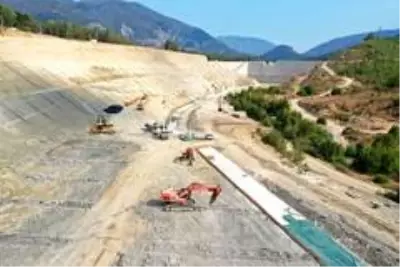 Kapıçayı Barajı son aşamaya geldi Kapıçayı Barajı son aşamaya geldi