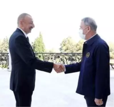 Son dakika haber... Milli Savunma Bakanı Akar, Azerbaycan Cumhurbaşkanı İlham Aliyev tarafından kabul edildi Son dakika haber... Milli Savunma Bakanı Akar, Azerbaycan Cumhurbaşkanı İlham Aliyev tarafından kabul edildi