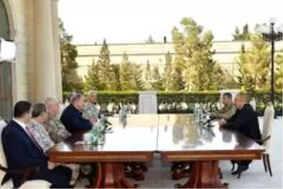 Son dakika haber... Milli Savunma Bakanı Akar, Azerbaycan Cumhurbaşkanı İlham Aliyev tarafından kabul edildi Son dakika haber... Milli Savunma Bakanı Akar, Azerbaycan Cumhurbaşkanı İlham Aliyev tarafından kabul edildi