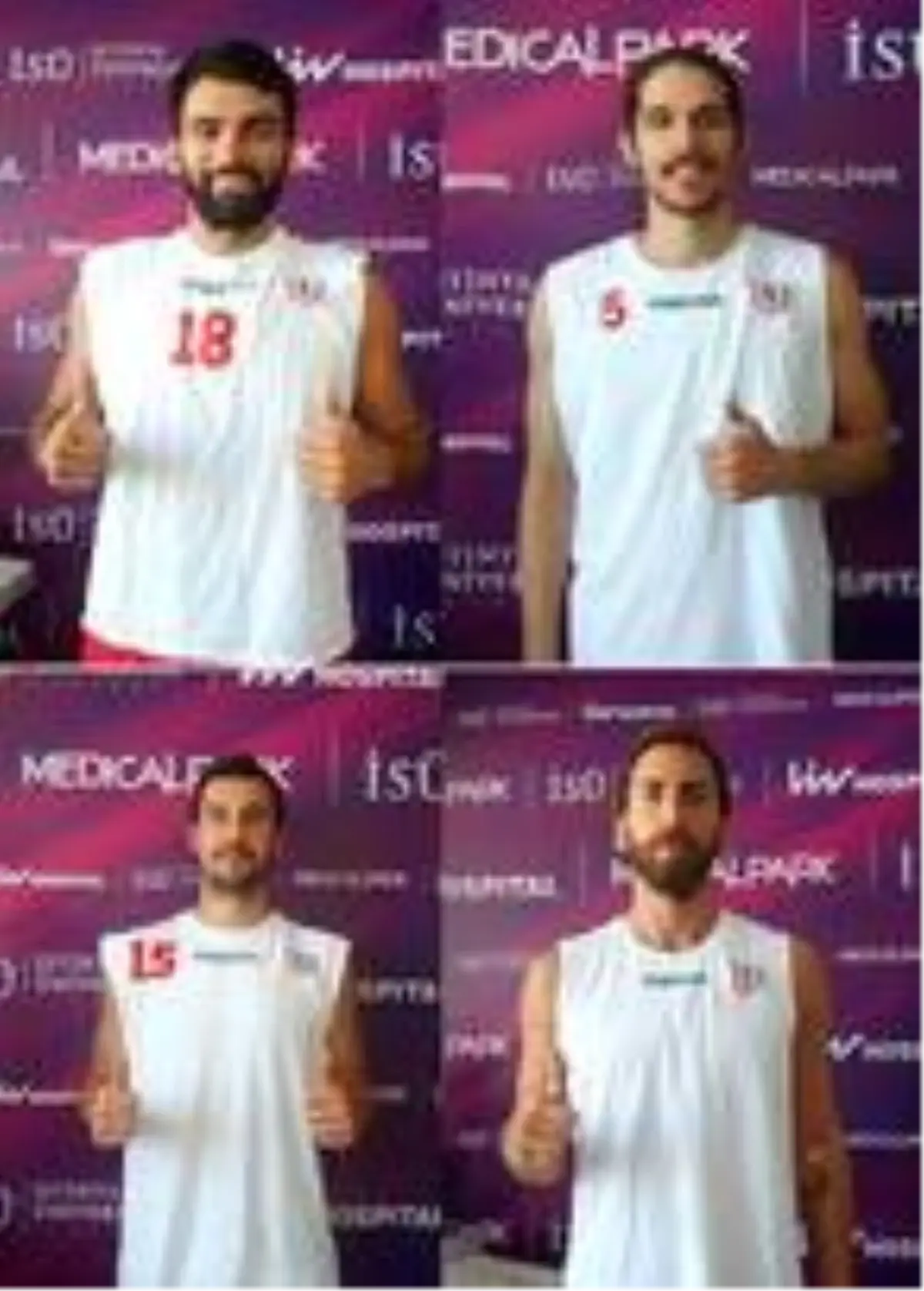 Samsunsporlu basketbolcular sağlık kontrolünden geçti