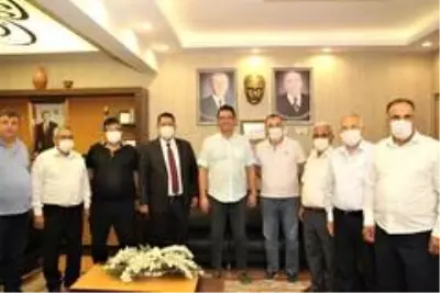Başkan İşlek AESOB'u ağırladı Başkan İşlek AESOB'u ağırladı