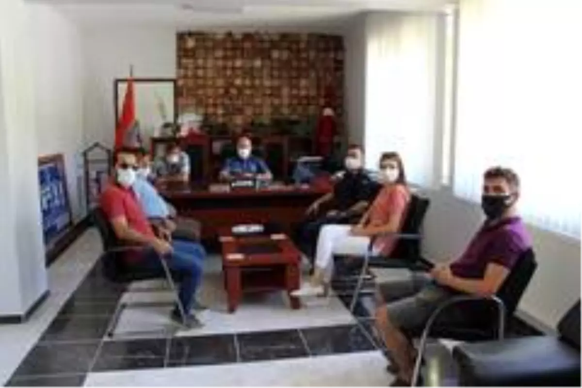 Son dakika gündem: Çanlı Gazeteciler Emniyet Müdürü Akpınar'ı makamında ziyaret etti