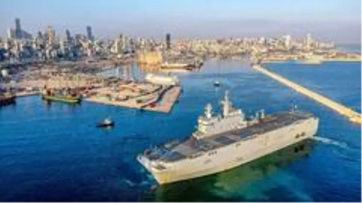 Son dakika haber! Fransız askerleri Beyrut'ta