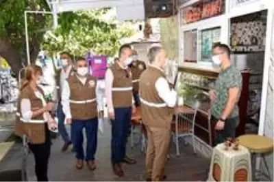 Manisa'da geniş kapsamlı korona virüs denetimi gerçekleştirildi Manisa'da geniş kapsamlı korona virüs denetimi gerçekleştirildi