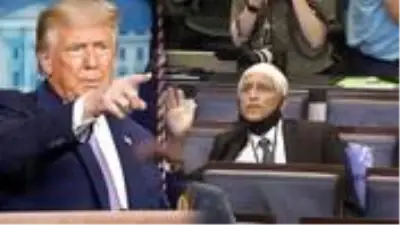 Muhabirin 'Söylediğiniz yalanlardan pişman mısınız' sorusu Trump'ı sessizliğe boğdu Muhabirin 'Söylediğiniz yalanlardan pişman mısınız' sorusu Trump'ı sessizliğe boğdu