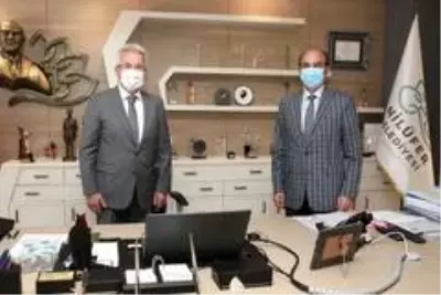Vali Yardımcısı Kılıç'tan Başkan Erdem'e ziyaret Vali Yardımcısı Kılıç'tan Başkan Erdem'e ziyaret