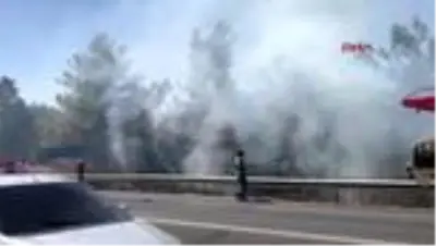 Son dakika haberleri... ANTALYA TIR'ın kopan lastik kaplaması orman yangınına neden oldu Son dakika haberleri... ANTALYA TIR'ın kopan lastik kaplaması orman yangınına neden oldu
