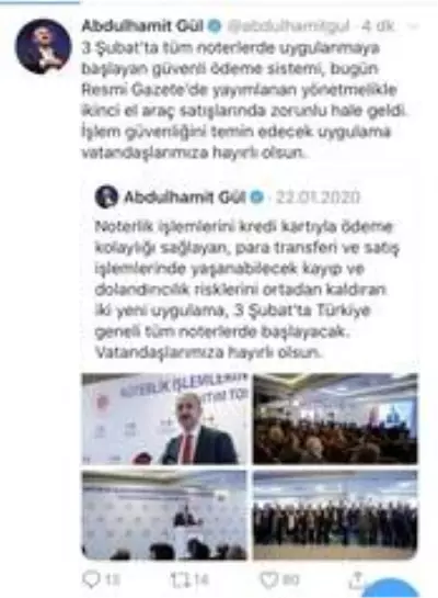 Bakan Gül: Bakan Gül: