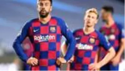 Bayern Münih'ten 8 gol yiyen Barcelona'da Pique isyan etti! Bayern Münih'ten 8 gol yiyen Barcelona'da Pique isyan etti!