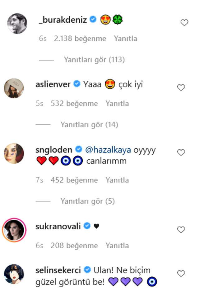 Hazal Kaya'nın bebeğiyle set arkasında verdiği poza yorum ve beğeni yağdı Hazal Kaya'nın bebeğiyle set arkasında verdiği poza yorum ve beğeni yağdı