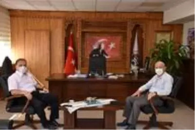 Kaymakam Türköz'e ziyaretler Kaymakam Türköz'e ziyaretler