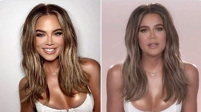 Khloe Kardashian'ın gerçek yüzü hayranlarına bile pes dedirtti! Khloe Kardashian'ın gerçek yüzü hayranlarına bile pes dedirtti!