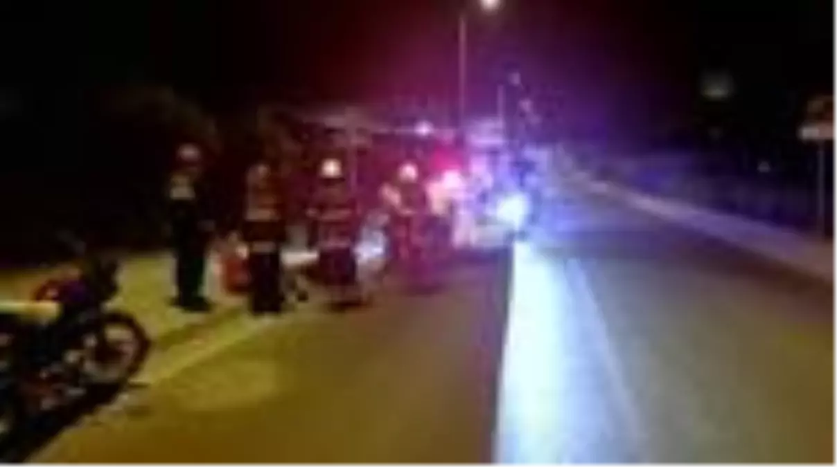 Son dakika haber: Motosiklet devrildi: 1 ölü, 1 yaralı