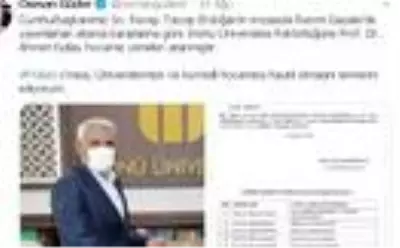 Rektör Kızılay'ın tekrar atanmasına başkanlardan tebrik Rektör Kızılay'ın tekrar atanmasına başkanlardan tebrik
