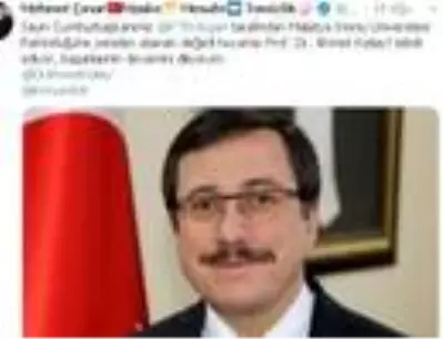 Rektör Kızılay'ın tekrar atanmasına başkanlardan tebrik Rektör Kızılay'ın tekrar atanmasına başkanlardan tebrik