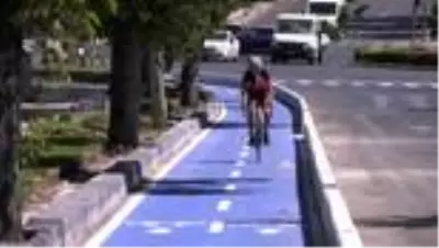 Bisiklet yolunda ilk pedal basıldı Bisiklet yolunda ilk pedal basıldı