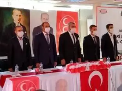 Hakkari MHP İlçe Kongresi'nde Sedat Özbek güven tazeledi Hakkari MHP İlçe Kongresi'nde Sedat Özbek güven tazeledi