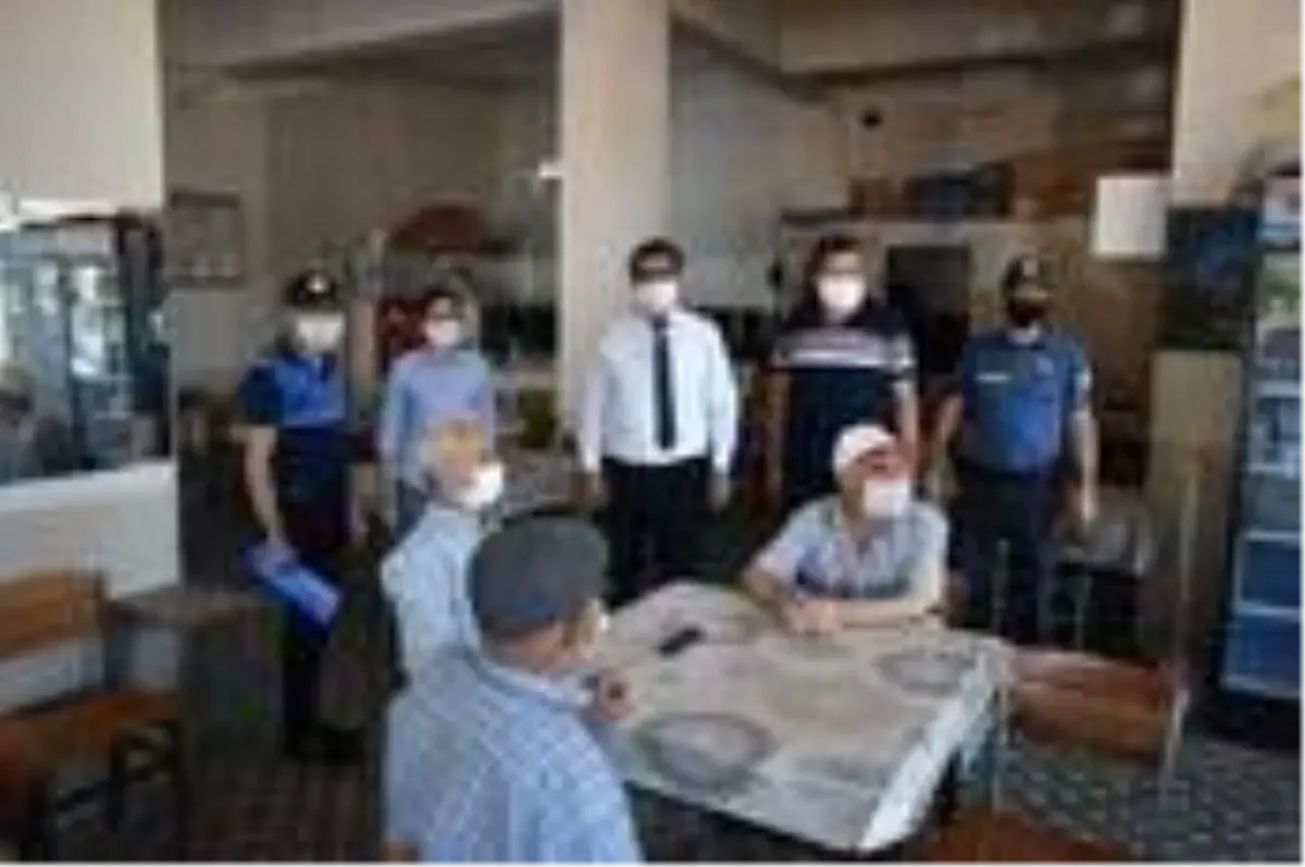 Karacasu'da korona virüs denetimi