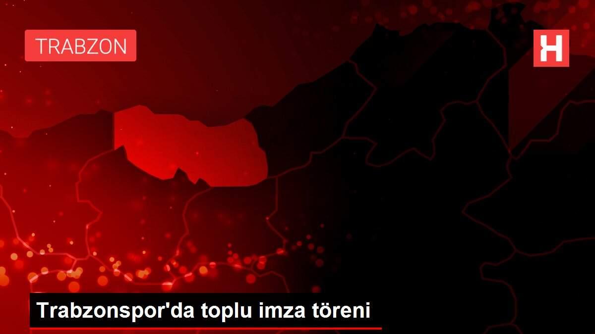 Trabzonspor'da toplu imza töreni