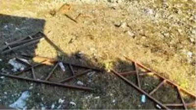 Hainler yüzlerce metre yükseklikte bile vandallıkta sınır tanımıyor Hainler yüzlerce metre yükseklikte bile vandallıkta sınır tanımıyor