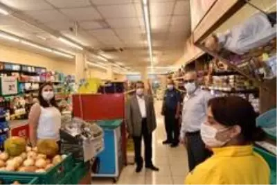 Çan Kaymakamı Gürdal'dan kovid-19 denetimi Çan Kaymakamı Gürdal'dan kovid-19 denetimi