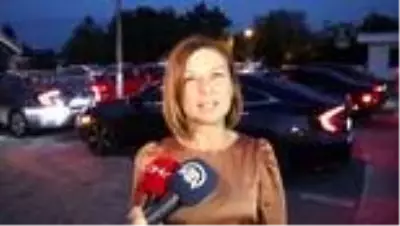 Safranbolu'da açık havada arabalı sinema keyfi