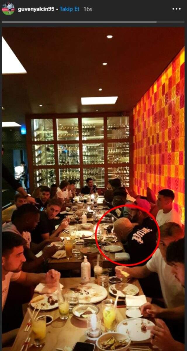 Beşiktaş ile anlaşan Welinton, imza atmadan takım yemeğine katıldı