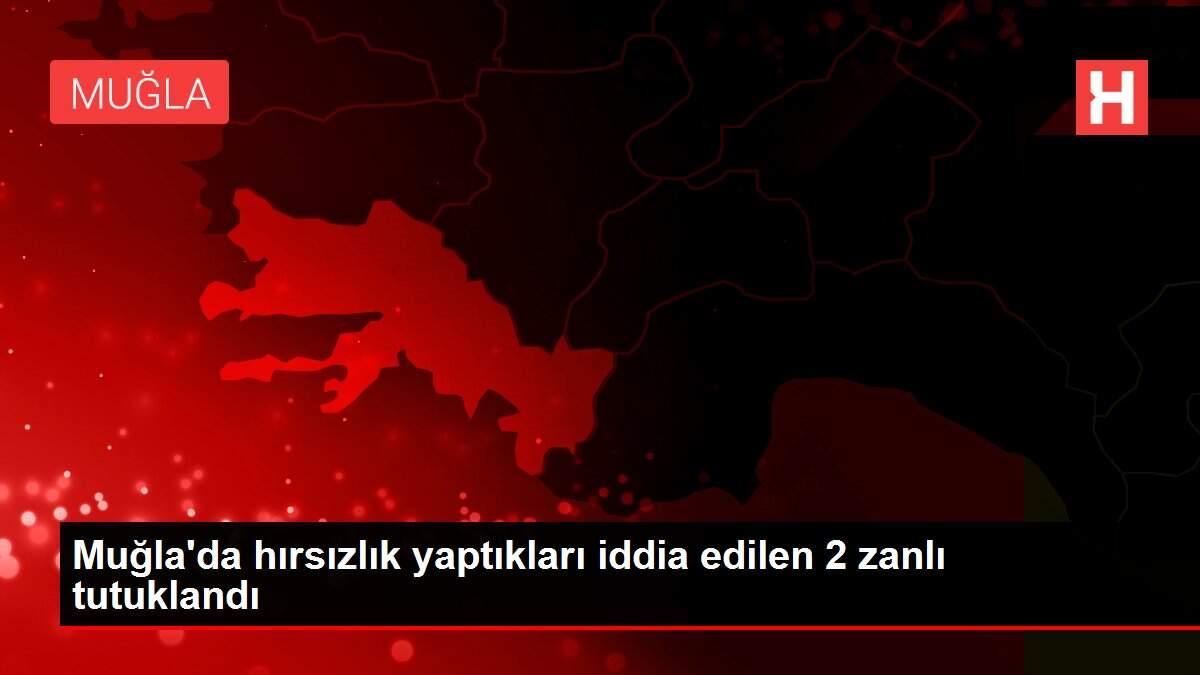Muğla'da hırsızlık yaptıkları iddia edilen 2 zanlı tutuklandı Muğla'da hırsızlık yaptıkları iddia edilen 2 zanlı tutuklandı