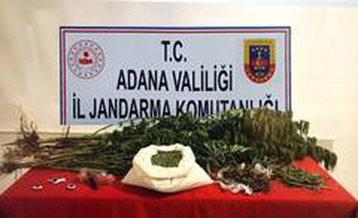 Adana'da 8 kilo kubar esrar ele geçirildi