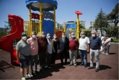 Başkan Batur'a park teşekkürü Başkan Batur'a park teşekkürü