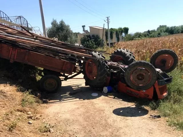 Son dakika haberi | Devrilen traktörün altında kalan ...