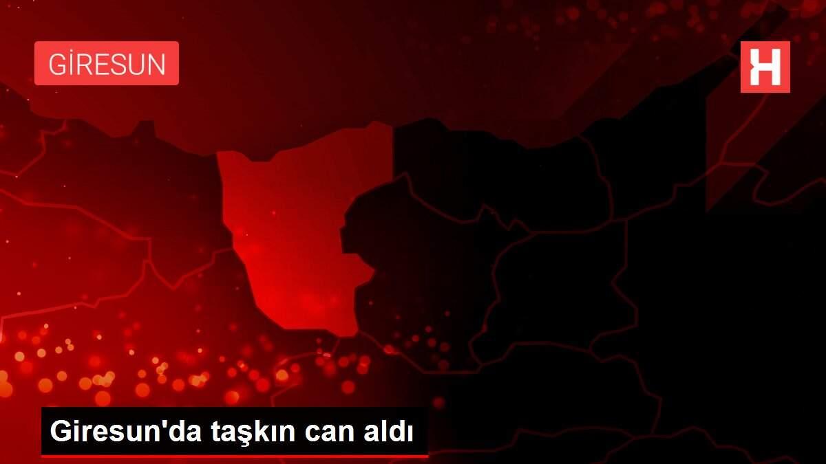 Giresun'da taşkın can aldı