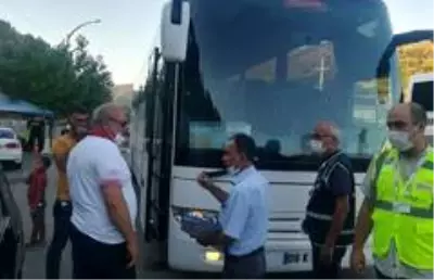 Kuşadası'nda tur araçlarına sıkı denetim Kuşadası'nda tur araçlarına sıkı denetim