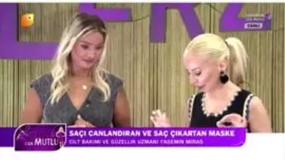 Yasemin Miras'dan maske tarifi Yasemin Miras'dan maske tarifi
