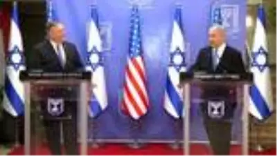 Netanyahu-Pompeo ortak basın toplantısı Netanyahu-Pompeo ortak basın toplantısı