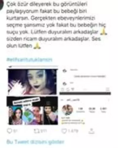 Sosyal medyada ahlaksız paylaşımlarına bebeğini de alet eden Elif Sarı hakkında soruşturma başlatıldı