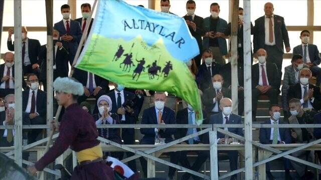 Cumhurbaşkanı Erdoğan, Ahlat'ta Malazgirt Zaferi etkinliklerini izledi