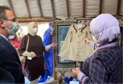 Cumhurbaşkanı Erdoğan'ın eşi Emine Erdoğan Erzurum Otağını ziyaret etti Cumhurbaşkanı Erdoğan'ın eşi Emine Erdoğan Erzurum Otağını ziyaret etti