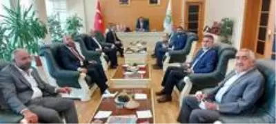 Milletvekilleri Taşar ve Kiler'den Tatvan Belediyesine ziyaret Milletvekilleri Taşar ve Kiler'den Tatvan Belediyesine ziyaret
