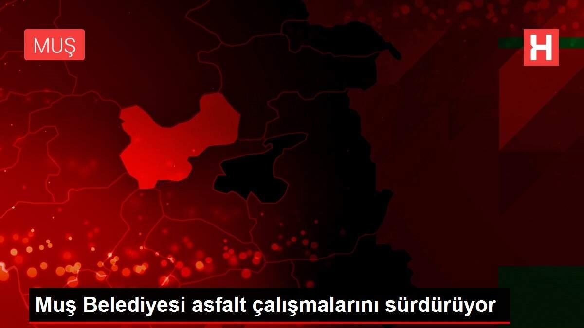 Muş Belediyesi asfalt çalışmalarını sürdürüyor