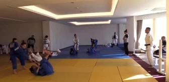 Judo Olimpik Milli Takımı'nın Erzurum kampı devam ediyor