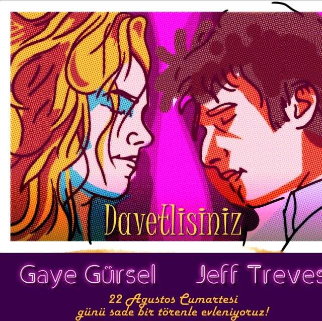 Oyuncu Gaye Gürsel, 2 yıllık aşkı Jeff Treves ile evlendi