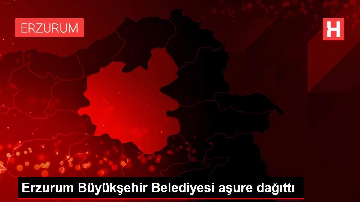 Erzurum Büyükşehir Belediyesi aşure dağıttı