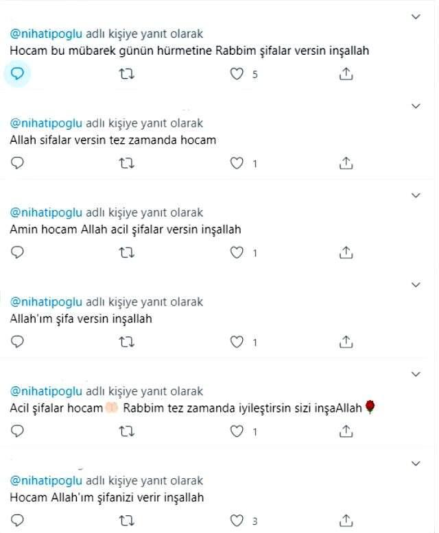 Nihat Hatipoğlu'nun paylaşımının altına yapılan yorum Athena Gökhan'ı mahçup edecek