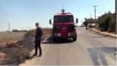 Son dakika haberi | Antalya'da otluk ve çalılık alanda çıkan yangın seralara sıçramadan söndürüldü (2) Son dakika haberi | Antalya'da otluk ve çalılık alanda çıkan yangın seralara sıçramadan söndürüldü (2)