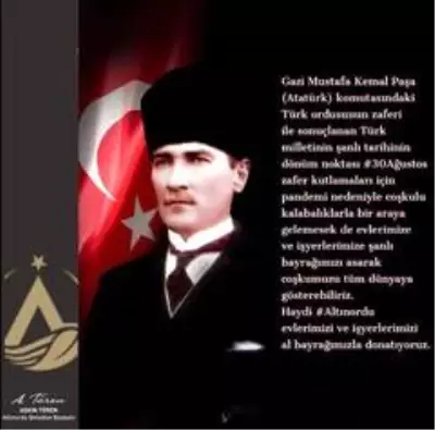 Başkan Tören'den Altınordululara bayrak çağrısı Başkan Tören'den Altınordululara bayrak çağrısı