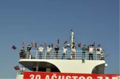 Marmaris'te 30 Ağustos Zafer Bayramı denizde, karada ve havada bayraklar ile kutlandı Marmaris'te 30 Ağustos Zafer Bayramı denizde, karada ve havada bayraklar ile kutlandı